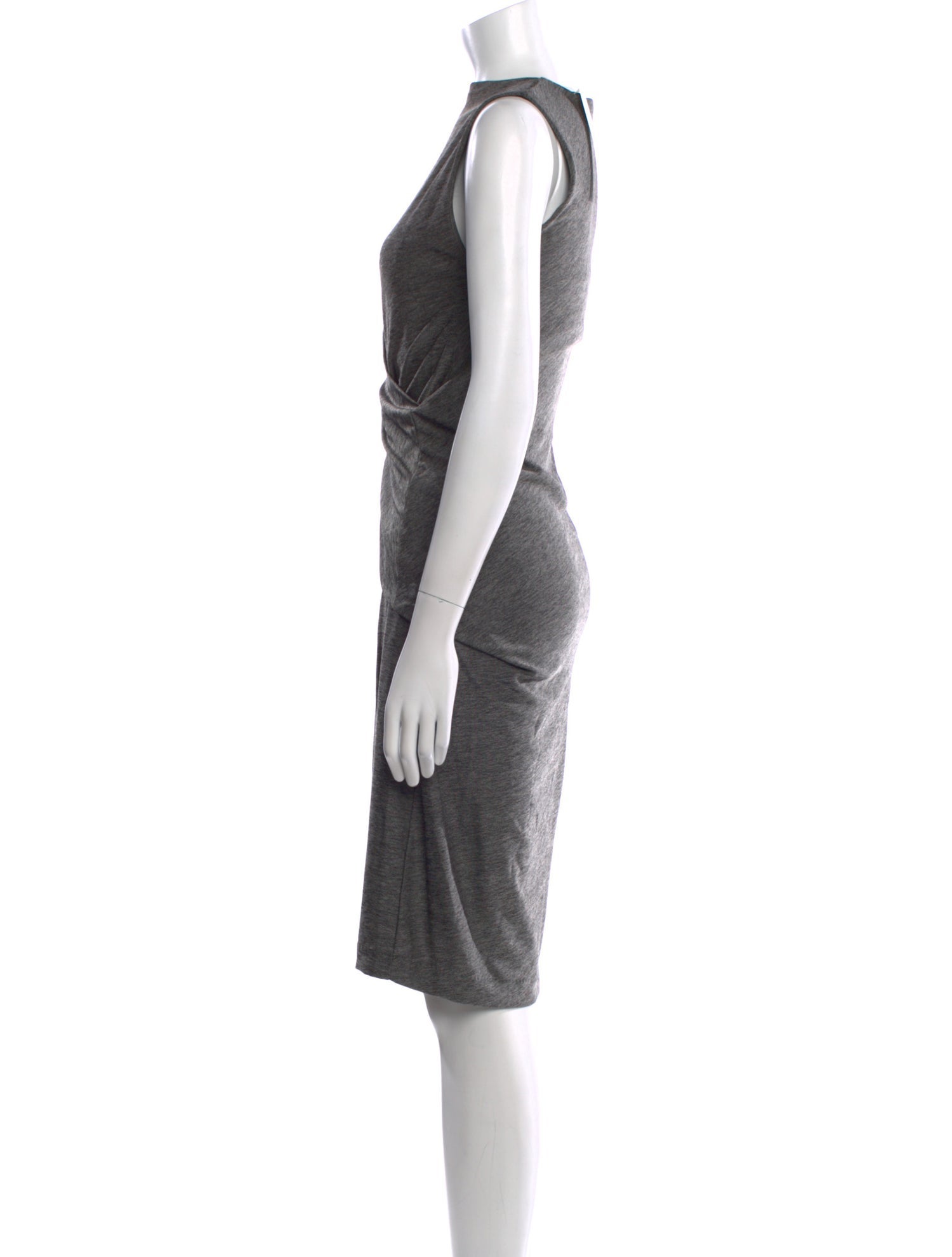 T by Alexander Wang Scoop Neck Knee-Length Dress